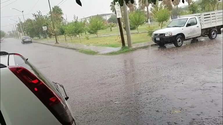 (Delicias) Jornada calurosa con cielo nublado