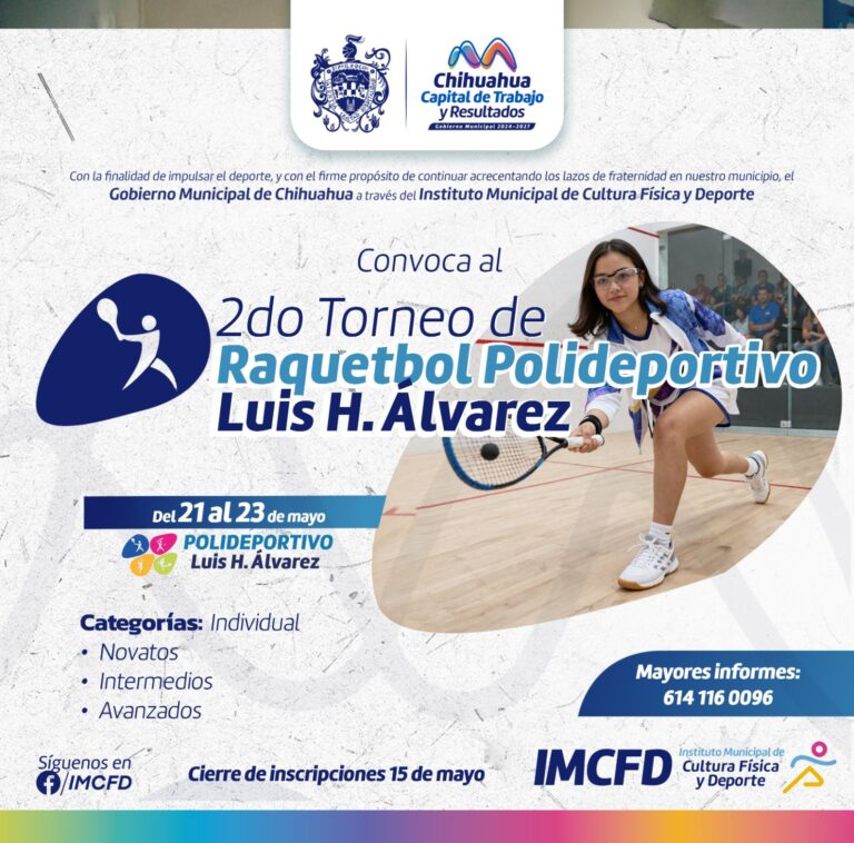Invitan a torneo municipal de raquetbol