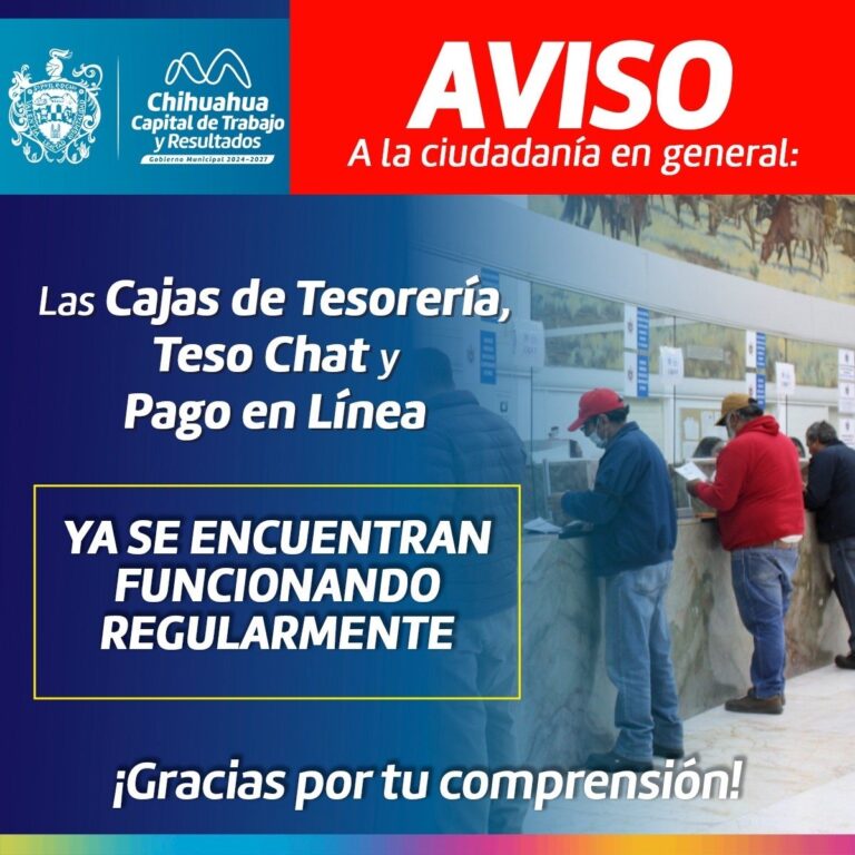 Restablecen servicio del Sistema Recaudador