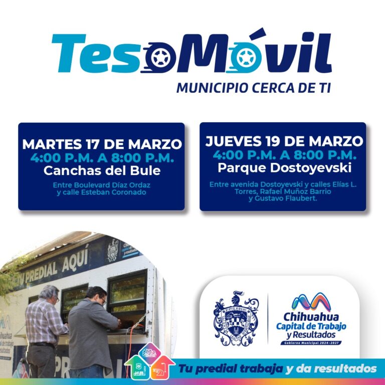 Teso Móvil acercará pago de Predial