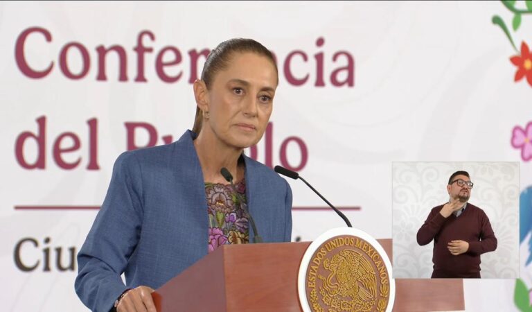 Sheinbaum señala que informar corresponde a FGR