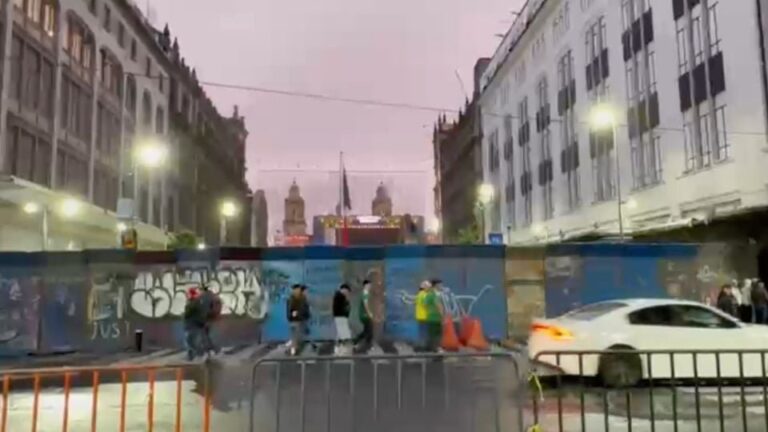Blindan Zócalo previo al Fan Fest del Mundial