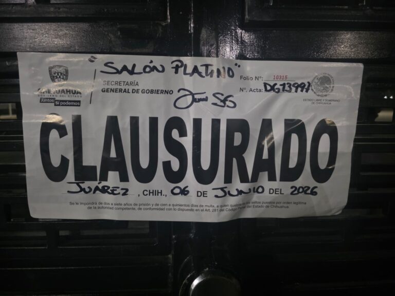 Gobernación clausura 22 establecimientos en la semana