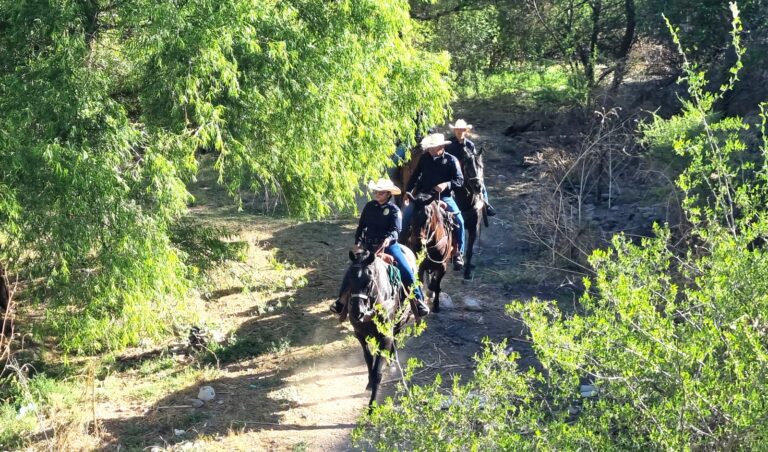 Refuerzan vigilancia con Policía Montada en zonas rurales