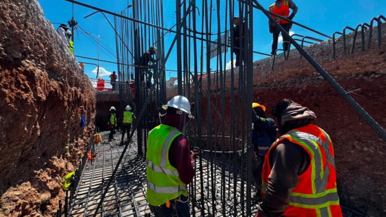 Avanza construcción del Paso Superior Palestina