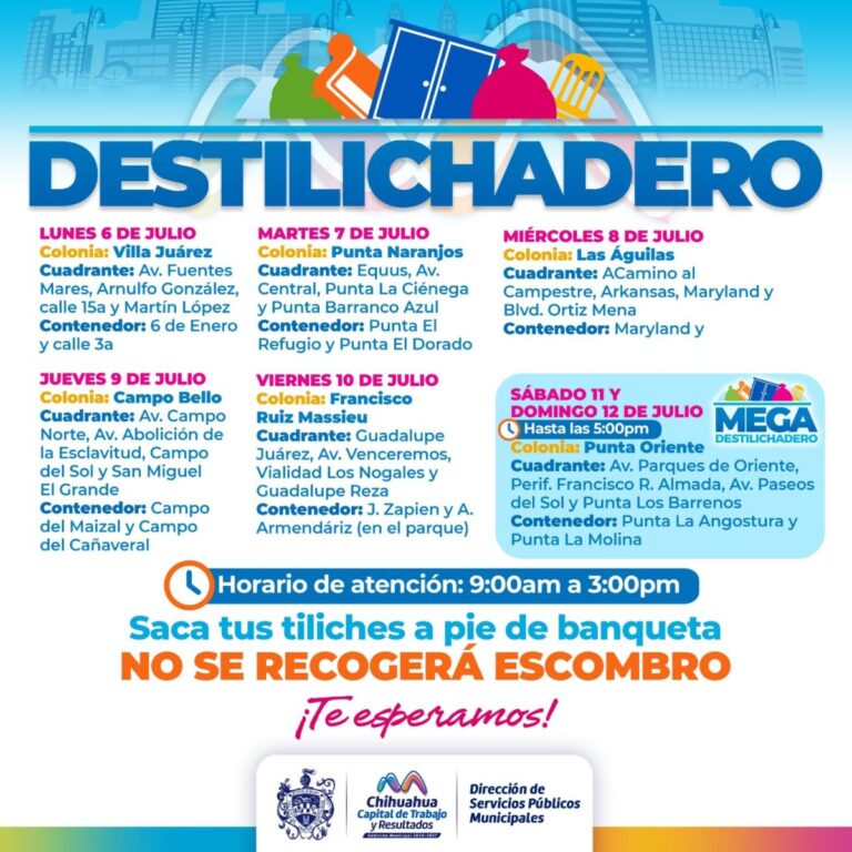 Destilichadero llegará a seis colonias