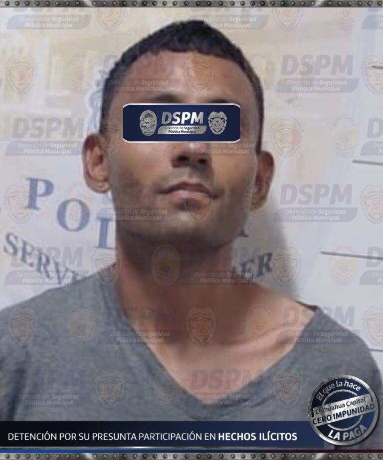 Detienen a hombre con droga en colonia