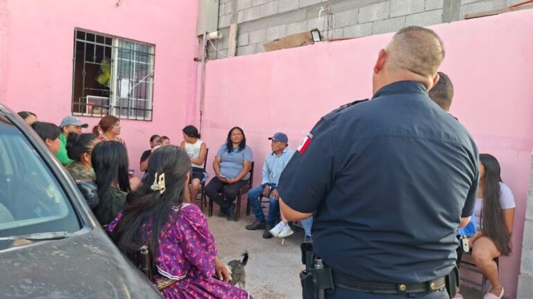 Refuerzan prevención en colonia Los Huizaches