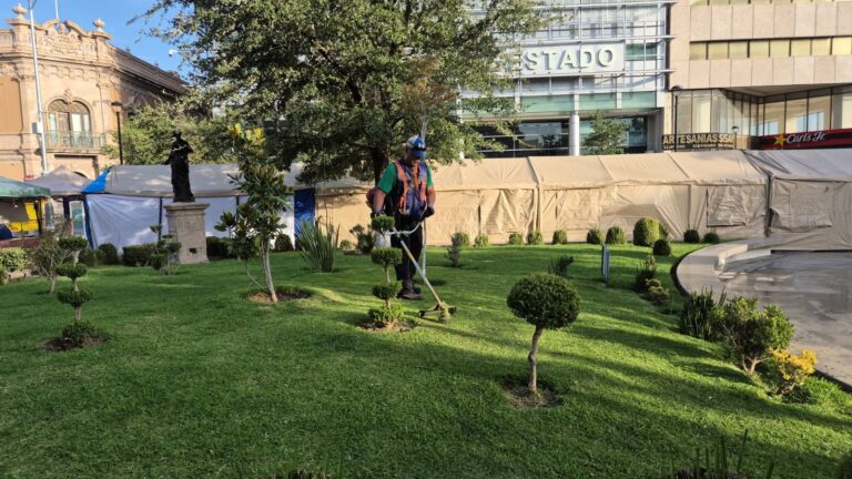 Atienden Plaza de Armas para familias