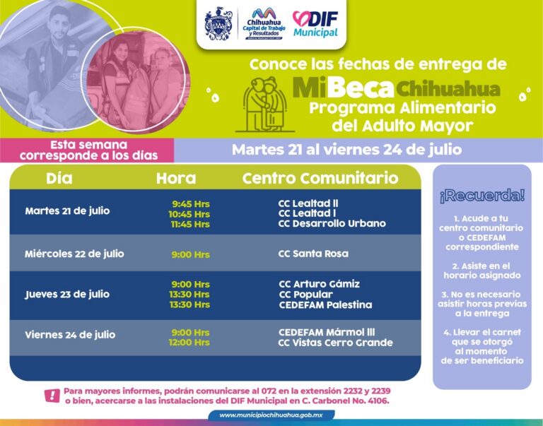 PAAM entrega apoyos en centros comunitarios